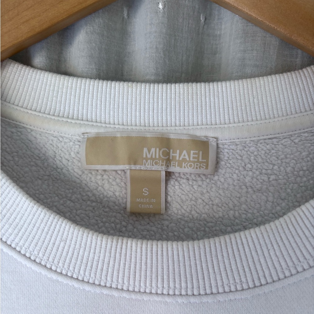 Michael Kors Classic White Pullover - Picture 3 of 4